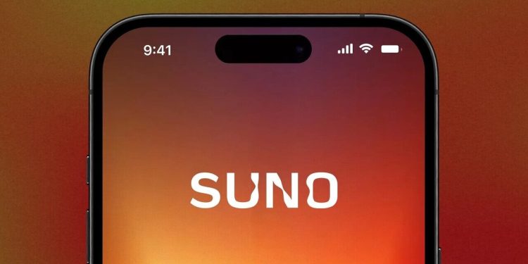 Suno v6 با سه مدل جدید برای تولید موسیقی عرضه می شود 1 تصویری از لوگوی Suno روی تلفن همراه