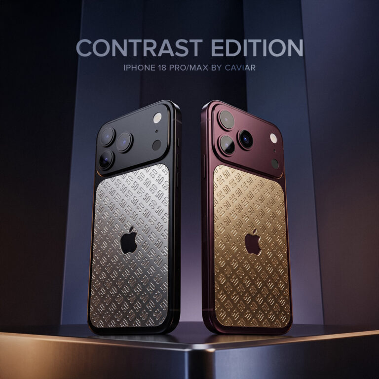 Caviar-iPhone-18-Pro-768x768 مجموعه فوق لوکس آیفون 18 پرو با طلای 24 عیار، تیتانیوم و فیبر کربن دیجینوی معرفی شد.