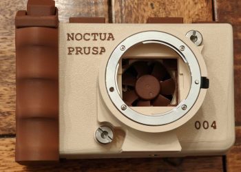 فن ۴۰ میلی‌متری Noctua داخل دوربین CAIM1 قرار می گیرد