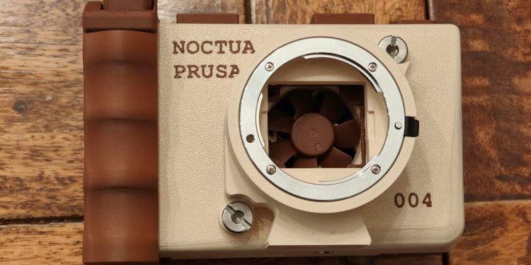 فن ۴۰ میلی‌متری Noctua داخل دوربین CAIM1 قرار می گیرد