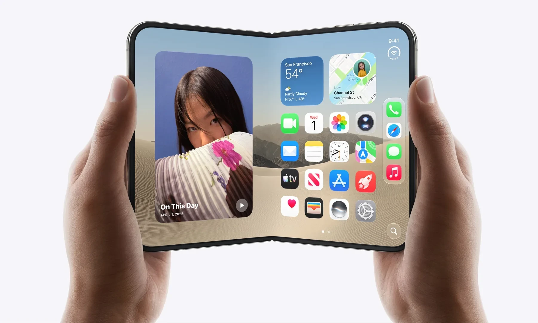 آیفون دوئو (iPhone Duo)؛ سیر تا پیاز اولین گوشی تاشو اپل، مشخصات فنی، قیمت و تاریخ عرضه 14 آیفون دوئو (iPhone Duo)؛ سیر تا پیاز اولین گوشی تاشو اپل، مشخصات فنی، قیمت و تاریخ عرضه