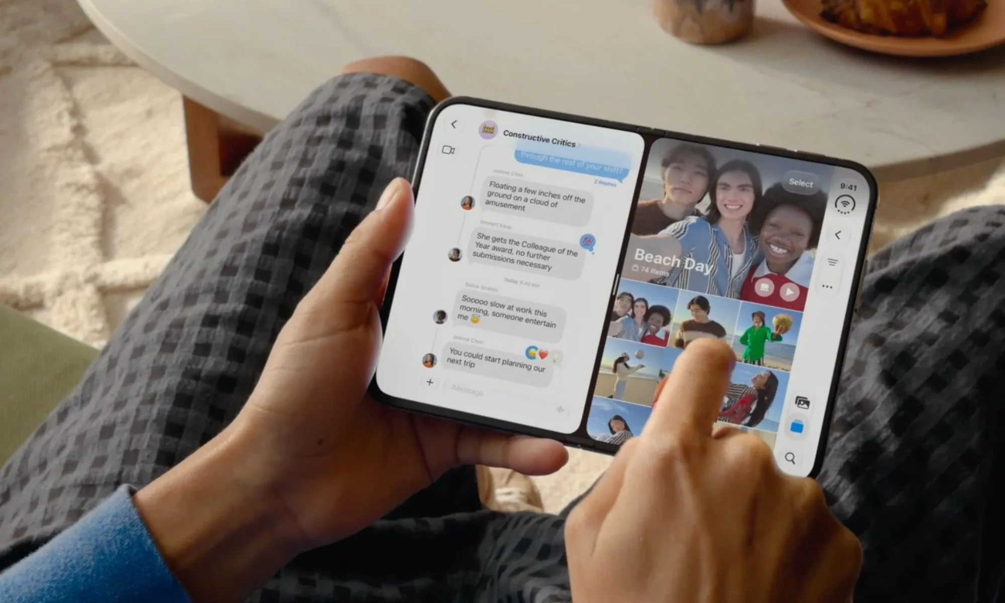 آیفون دوئو (iPhone Duo)؛ سیر تا پیاز اولین گوشی تاشو اپل، مشخصات فنی، قیمت و تاریخ عرضه 19 آیفون دوئو (iPhone Duo)؛ سیر تا پیاز اولین گوشی تاشو اپل، مشخصات فنی، قیمت و تاریخ عرضه