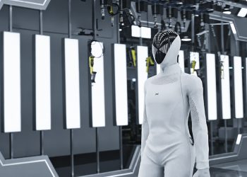 ربات انسان‌نمای Iron پس از مونتاژ با پای خود از خط تولید خارج شد