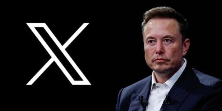 ایلان ماسک Entropic و OpenAI را به چالش کشید. SpaceX در 6 ماه از نظر هوش مصنوعی از آنها پیشی گرفت 1 Left: a bold white X-shaped logo on black; right: a man in a navy suit and white shirt on a dark stage, looking serious.