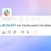 OpenAI کار تیمی را متحول می کند. از ChatGPT Space تا حضور در Slack و Teams 8 کادر ورودی پیام چت با دستور فراخوانی ChatGPT جهت تبدیل بحثها به اسلاید به همراه آیکونهای ادغام برنامههای مایکروسافت تیمز و اسلک در پسزمینهای بنفش و ملایم.