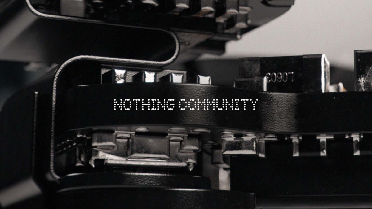 برنامه Community Review Nothing برای آزمایش محصولات جدید Nothing