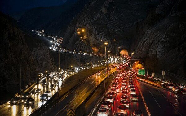 ترافیک سنگین در برخی محورهای مواصلاتی کشور محورهای شمالی فاقد