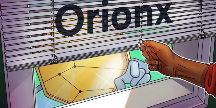 شوک به بازار کریپتو؛ صرافی Orionex تحت حمایت تتر به دلیل کسری 7 میلیون دلاری بسته شد 1 شوک به بازار کریپتو؛ صرافی اوریونکس تحت حمایت تتر به دلیل کسری ۷ میلیون دلاری تعطیل شد 2