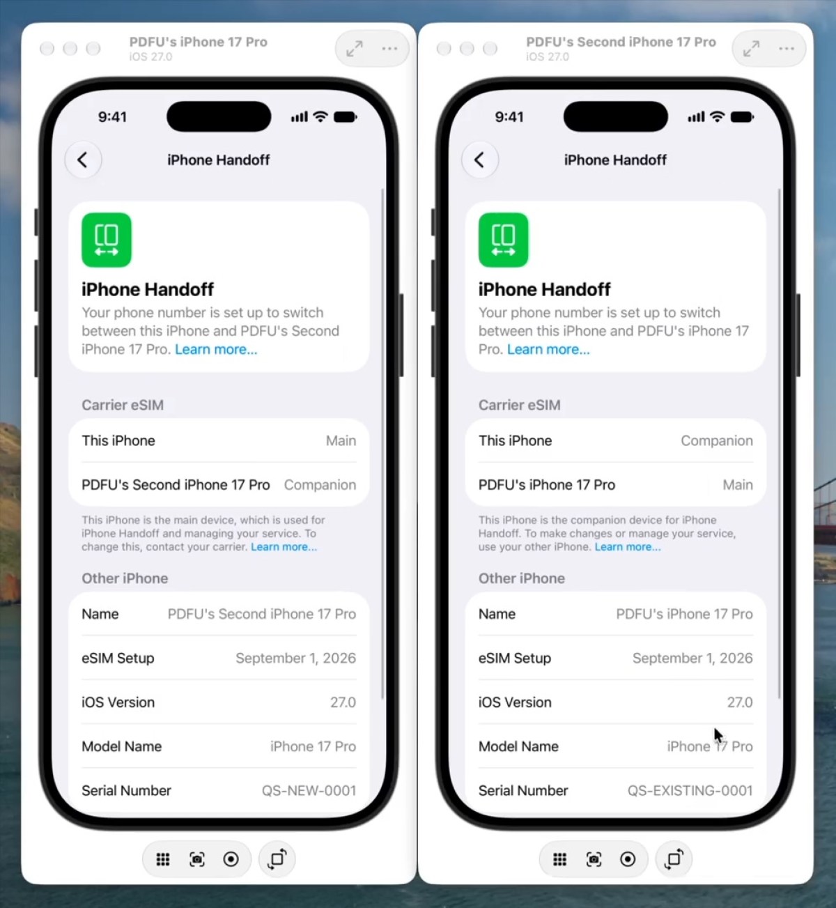 gsmarena_003 ویژگی جدید iOS 27 امکان استفاده از همان شماره را در دو آیفون دیجینوی فراهم میکند