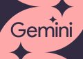 گوگل تلاش می کند با عرضه اولیه Gemini 4 به مسابقه هوش مصنوعی بازگردد 17 لوگوتایپ سرمهای رنگ Gemini در میان پسزمینه صورتی ملایم با الگوهای انتزاعی منحنی و ستارههای چهارپر درخشان هوش مصنوعی.