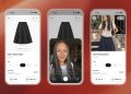 نمایش قابلیت پرو مجازی لباس در ChatGPT با انتخاب دامن، ثبت تصویر کاربر و مشاهده نتیجه پوشیدن مجازی لباس.