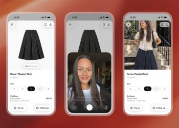 نمایش قابلیت پرو مجازی لباس در ChatGPT با انتخاب دامن، ثبت تصویر کاربر و مشاهده نتیجه پوشیدن مجازی لباس.