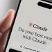 تصویری از هوش مصنوعی Claude داخل تلفن همراه