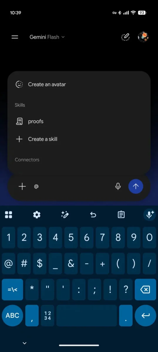 نماد @ در Jumnai برای دسترسی به Skills و Connectors معرفی شد