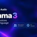 بنر تبلیغاتی Fish Audio Drama 3 با پس‌زمینه گرادیان آبی و بنفش تیره، به همراه آیکون‌های قابلیت‌های نرم‌افزار شامل مکالمات چندشخصیتی، ۸۳ زبان و تحویل احساسی طبیعی.