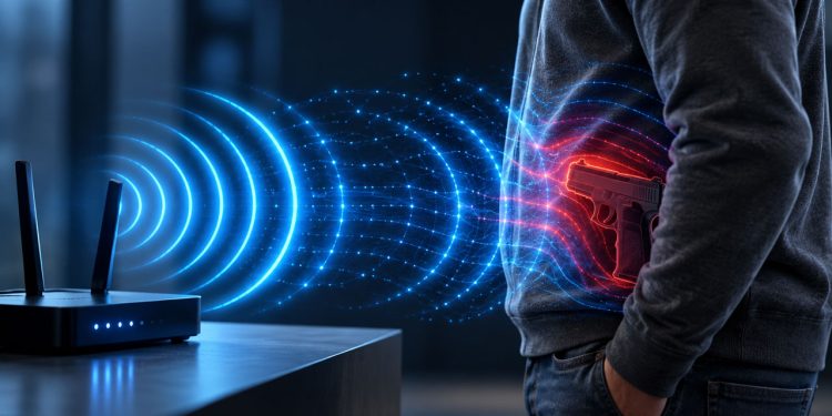 تشخیص سلاح کمری پنهان زیر لباس با استفاده از امواج وای‌فای و هوش مصنوعی WiFireNet بدون نیاز به دوربین یا دستگاه فلزیاب