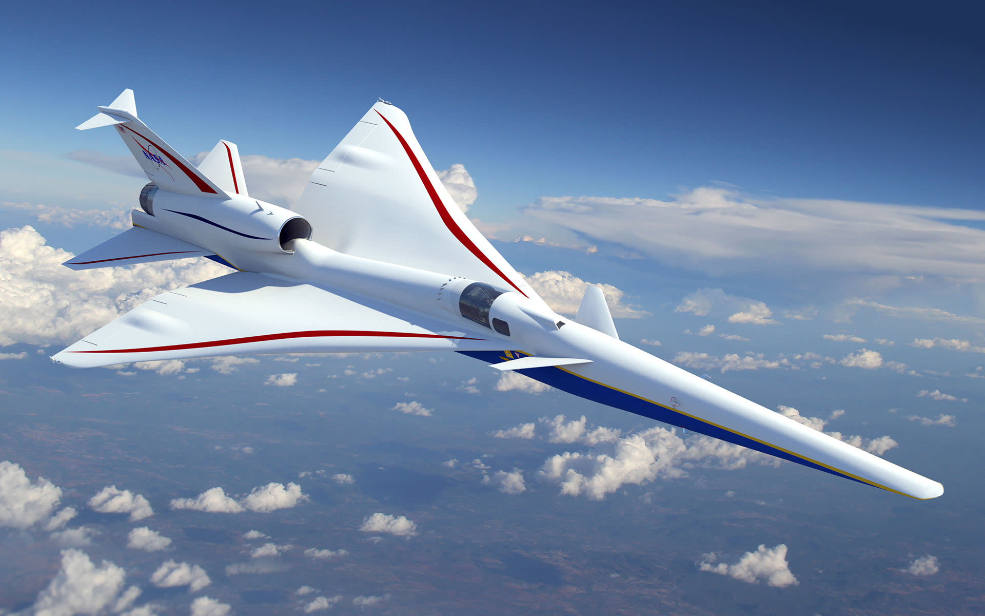 Lockheed-Martin-Quesst-X-59 هواپیمای مافوق صوت X-59 ناسا در یک آزمایش مهم به سرعت 1.4 ماخ رسید.