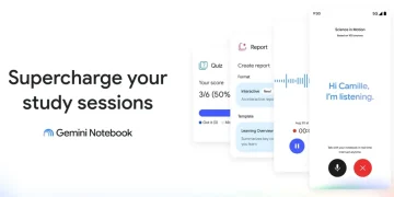 امکان ضبط مستقیم جلسات و سخنرانی‌ ها بدون نیاز به آپلود در جمنی نوت‌بوک (Gemini Notebook) فراهم شد