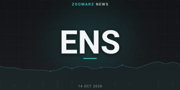 تصویر شاخص خبر «فعال سازی ENSv2» با نماد ENS روی زمینهٔ نمودار