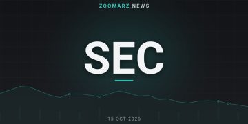 تصویر شاخص خبر «توکن سازی سهام آمریکا» با نماد SEC روی زمینهٔ نمودار