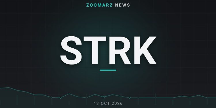 تصویر شاخص خبر «لایه یک مستقل» با نماد STRK روی زمینهٔ نمودار