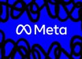 انصراف متا از بند بحث برانگیز آموزش هوش مصنوعی 17 لوگوی سفید Meta در مرکز پسزمینه آبی روشن، با نقشهای سیاه درهمتنیده در حاشیهها.