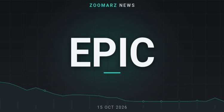تصویر شاخص خبر «حذف توکن های ایپیک» با نماد EPIC روی زمینهٔ نمودار