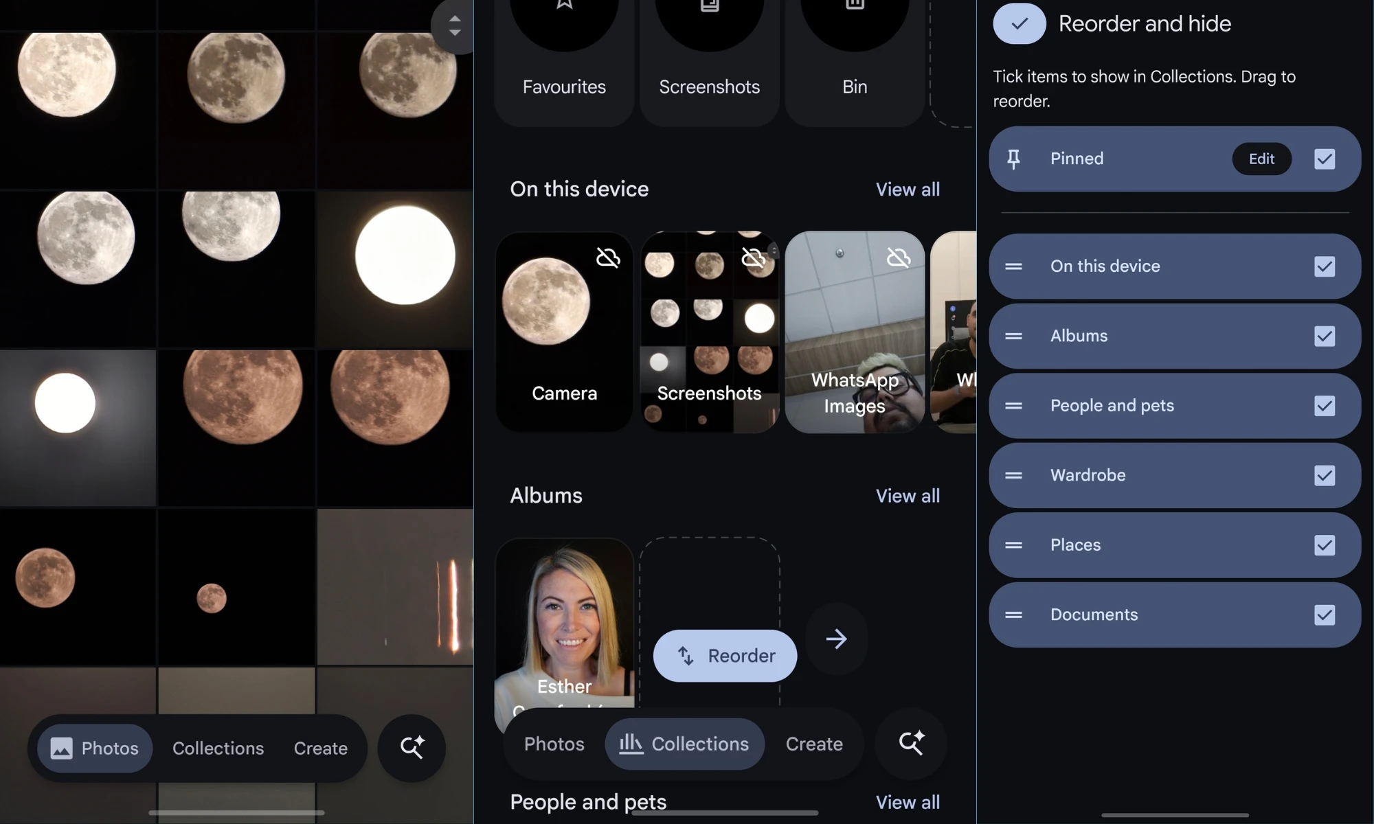 تغییر بزرگ در Google Photos. قابلیت شخصی سازی تب Collections منتشر شد. 9 تغییر بزرگ در Google Photos. قابلیت شخصی سازی تب Collections منتشر شد
