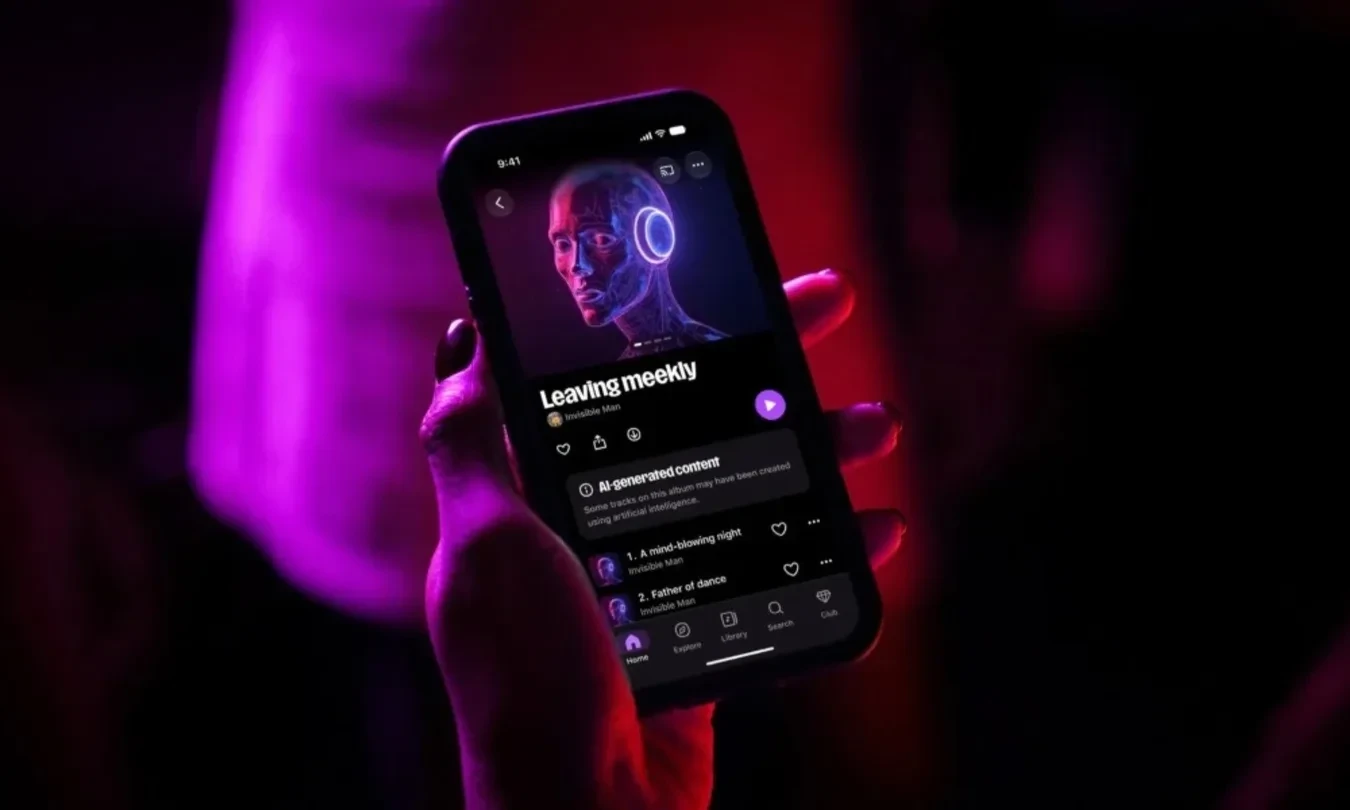 توانایی جدید Deezer برای حذف موسیقی هوش مصنوعی تنها با یک کلیک 6 توانایی جدید Deezer برای حذف موسیقی هوش مصنوعی تنها با یک کلیک