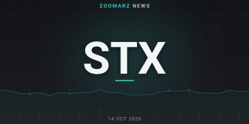 تصویر شاخص خبر «توکن استاکس» با نماد STX روی زمینهٔ نمودار