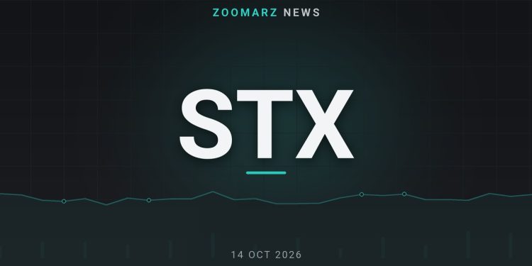 تصویر شاخص خبر «توکن استاکس» با نماد STX روی زمینهٔ نمودار