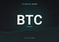 تصویر شاخص خبر «مجوز معامله رمزارز» با نماد BTC روی زمینهٔ نمودار