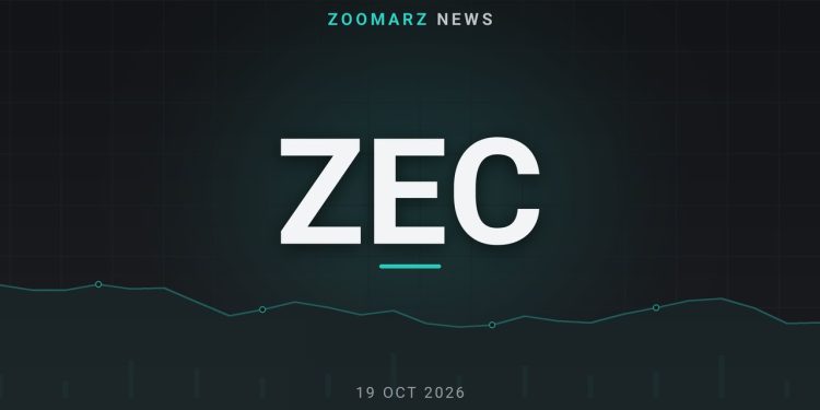 تصویر شاخص خبر «کلید مشاهده مجزا» با نماد ZEC روی زمینهٔ نمودار