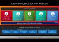 شرکت Cadence از مدل های هوش مصنوعی Maestro رونمایی کرد 17 نمودار معماری Cadence AgentStack با Maestro که پنج اَبَرعامل هوش مصنوعی تخصصی، پلتفرم داده و هوش مصنوعی JedAI و لایه زیرساخت مدلهای زبانی و پردازش ابری یا محلی را نمایش میدهد.