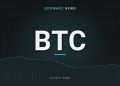 تصویر شاخص خبر «مالیات استیبل کوین» با نماد BTC روی زمینهٔ نمودار