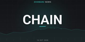 تصویر شاخص خبر «پلتفرم جهانی پول» با نماد CHAIN روی زمینهٔ نمودار
